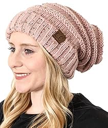 Funky Junque Oversized Beanie - Indi Pink