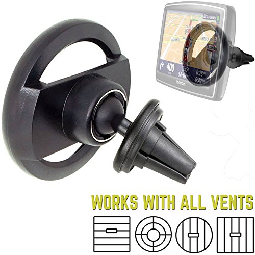 ChargerCity Vehicle Air Vent Mount for TOMTOM XL 330 335 340 350 XXL 530 535 540 550 START 40 45 50 55 GPS n14644 *Fit all horizontal & vertical vent