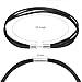 JEWELRIESHOP Monotone Rough Finish Genuine Leather Wrap Bracelet Wristband