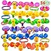 JOYIN 36 Pcs Pre Filled Easter Eggs with Toys, Easter Basket Stuffer Assorted Prefilled 36 Easter Eggs with 36 Different Kinds of Toys for Easter Basket Stuffers