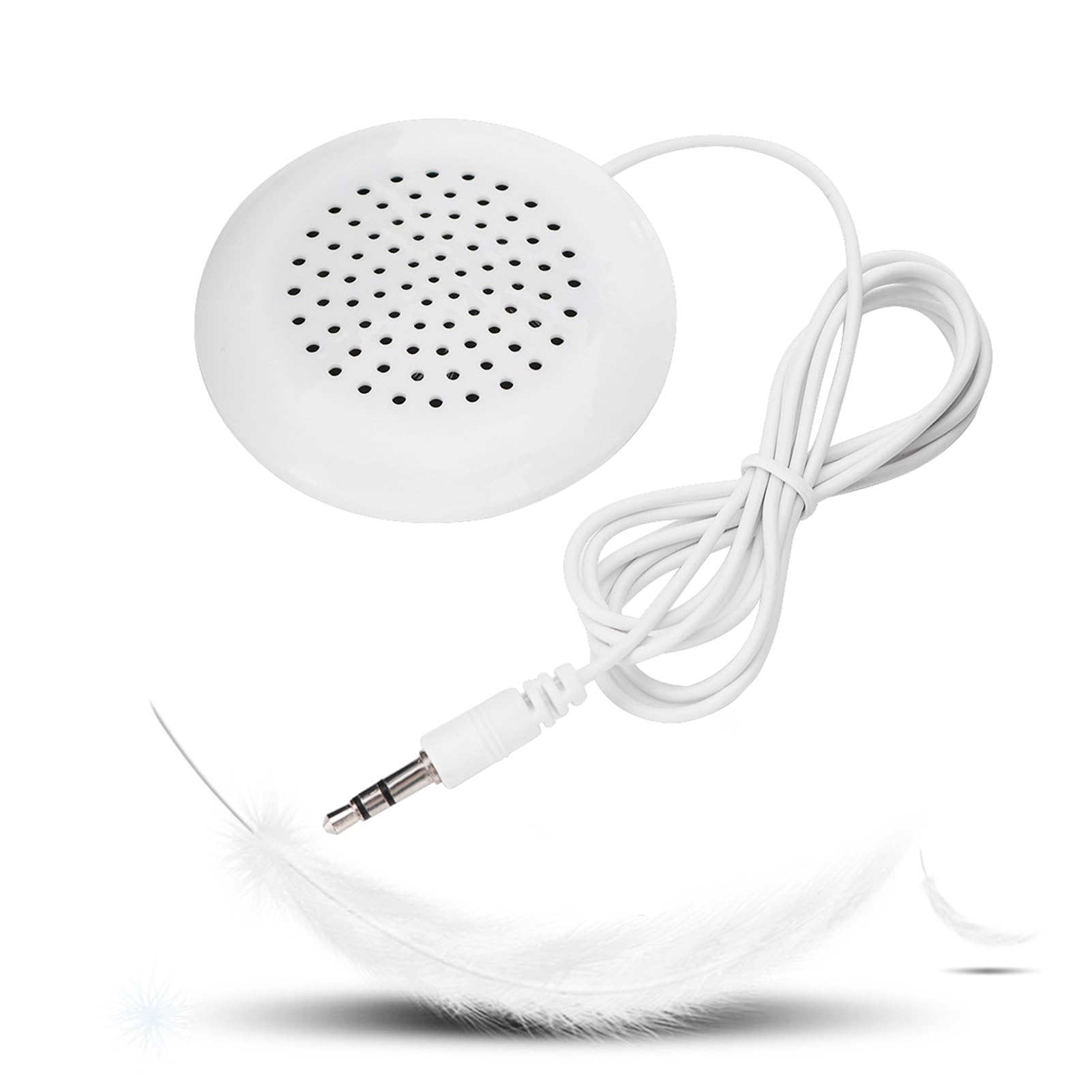 Garsent Mini Speaker, 3.5mm DIY Portable Pillow Speaker with Stereo Sound HIFI Speaker for MP3, MP4, CD Player, Mobile Phone and More.