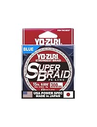Yo Zuri Superbraid azul 300 yardas de línea de pesca Superbraid