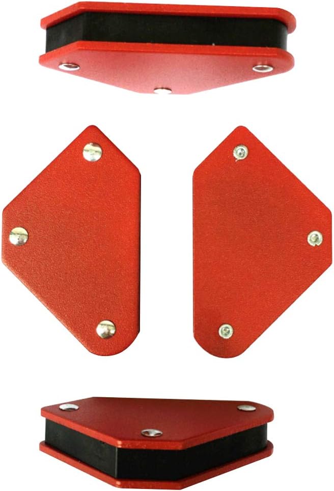 Magnet Welding Holder 4-Pack Set 45°90°135°Fixed Angle Tool, Strong Hand Soldering Tools Corner Magnet Clamp Arc Tig Mig Magnet Welder