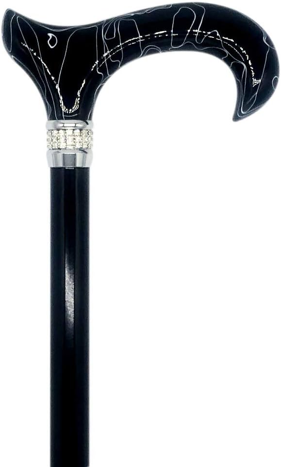 Classy Walking Canes CWC4170BKD Adjustable Black Diamond