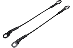 IRONTEK 1 Pair Tailgate Cables Compatible for Chevy Silverado, Avalanche, GMC Sierra, Cadillac Escalade, Hummer H2 1 Pair Tailgate Cables
