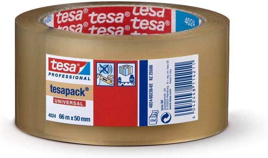 Tesa Pack Packaging Adhesive Tape 4024, from PP, 50 mm Amazon.co.uk