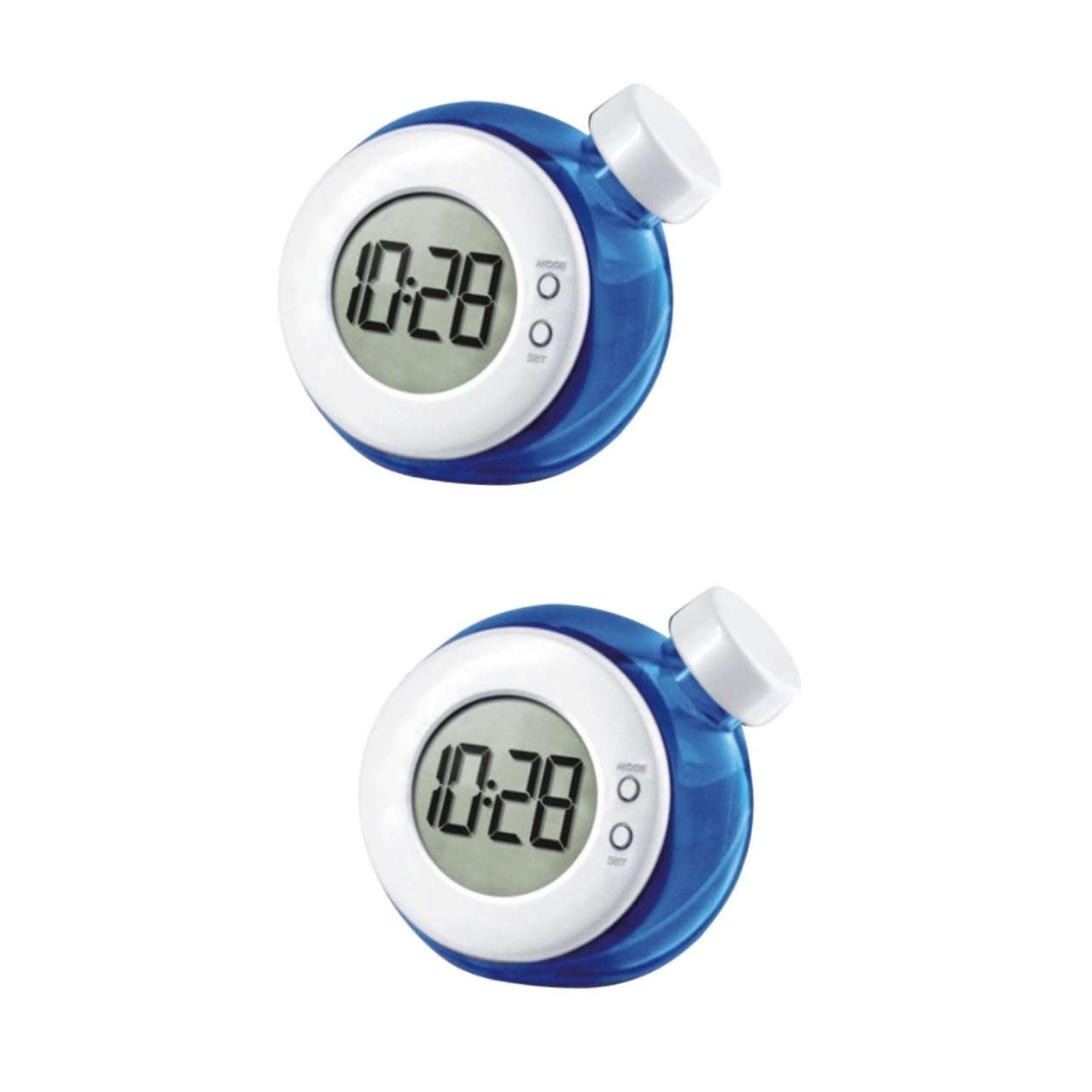 ABOOFAN 2pcs Powered Led Display Clock No Battery Required Ideal for Kitchen Timers and Home Decor Stylish Water Jar Design for Accurate Timekeeping
