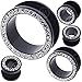 Flesh tunnel Screw on fit Ear Gauge Plug MoDTanOiz size available 8g (3mm) to 15/16