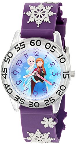 Disney Kids' W002985 Frozen Analog Display Analog Quartz Purple Watch