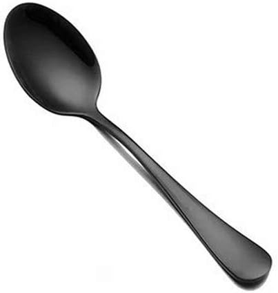 Amazon Com Black Dinnerware Set Cutlery Stainless Steel Black Cutlery Set Rainbow Dinner Tableware Wedding Silverware Set Tea Spoon Flatware Sets