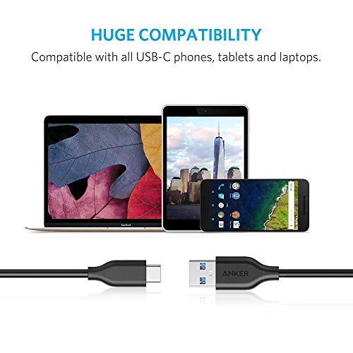 3-Pack-Anker-PowerLine-USB-C-to-USB-30-Cable-3ft-with-56k-Ohm-Pull-up-Resistor-for-Samsung-Galaxy-Note-8-S8-S8-MacBook-Nintendo-Switch-Sony-XZ-LG-V20-G5-G6-HTC-10-Xiaomi-5-and-More