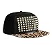 KPOP GD/G-dragon Leopard Spike Gold Studs Rivet Hiphop Baseball Cap Snapback Hat