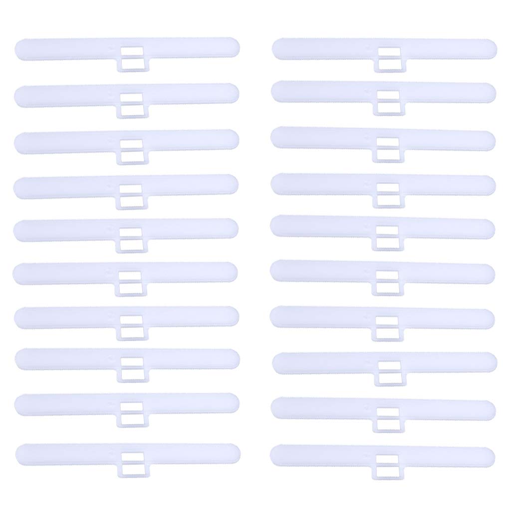 TENGRUI Vertical Blind Slat Hangers,Double Hole Hangers for 89mm Slat