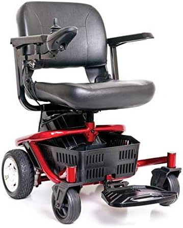 Golden TechnologiesLiteRider Envy GP162 Scooter Powered-Wheelchair GP162, 20-Inch Seat, Graphite
