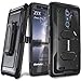 COVRWARE [Aegis Series] case Compatible with ZTE ZMAX PRO/ZTE Carry, with Built-in [Screen Protector] Heavy Duty Full-Body Rugged Holster Armor Case [Belt Swivel Clip][Kickstand], Black