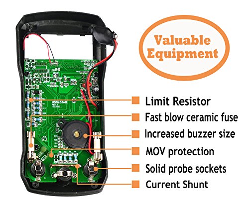 image for Aidbucks PM8233B Digital Multimeter AC/DC Voltage Tester 600V/10A MAX 
