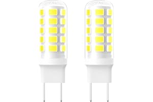 VITUNOV G8 LED Bulb Dimmable, 120V 50W Microwave Light Bulbs Replacement for GE Over The Range Microwave Hood, Kitchen Over Stove Light/Surface Light Bulb, Replaces WB08X10057, Daylight White 6000K, 2 Pack
