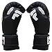 Farabi Sports Kids Boxing Gloves 4-oz Kickboxing Muaythai Punching Bag Training Gloves Age 4-8 Year (Black, 4-oz (Age 4-8) (Black, 4-oz)
