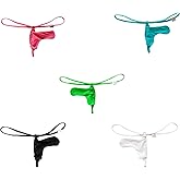 Faringoto Men's Variety Printed Thong Briefs Set (5/6 Pieces)