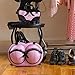 Travel Bra Organizer Lingerie Bag - For Bra Sizes D, DD, DDD - Womens Underwear Organizer Pouch For Large Cup Bras - Organize & Protect Bras When Traveling - EVA Bra Travel Case - Katie Pink