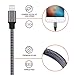 Sundix Lightning Cable 3Pack 10FT Nylon Braided iphone Charger USB Charging Cord, Compatible with iPhone X/8 Plus/8/7/7 Plus/6s/6s Plus/6/6 Plus/5/5S/5C/SE/iPad and iPod (Black)