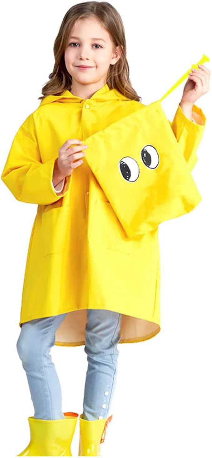 Kinder Regenmantel Baby Regenjacke Wasserdicht Mit Kapuze Lustiger Leichter Outdoor Cartoon Dinosaurier Regen Poncho Fur Jungen Oder Madchen Amazon De Bekleidung