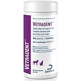 Dechra Vetradent Dental Wipes for Dogs and Cats 60 Count