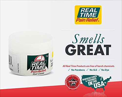 Real Time Pain Relief Foot Cream, 1.4 Ounce Jar