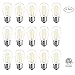 S14 LED Filament Bulbs 2W, Vintage Edison Led Light Bulbs,20Watt Incandescent Bulb Equivalent, 2700K (Warm White), 200 Lumens, Great for String Lights, Commercial Lighting, Patio, Wedding, 15 Pack
