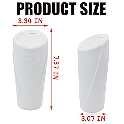 Osilly Car Trash Can with Lid, Mini Portable