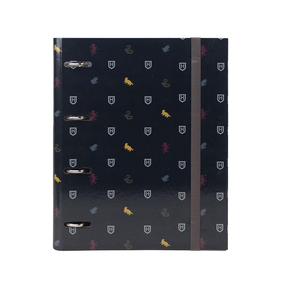 CERDÁ LIFE'S LITTLE MOMENTS - Lever Arch File Beautiful Ring Binder A4 by Harry Potter 4 Rings with Vertical Elastic Closure | Harry Potter Printed School Collection - Officially Licensed Warner Bros
