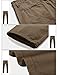 Match Mens Slim-Tapered Flat-Front Casual Pants(sandybrown,32)