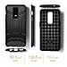 KAPAVER® OnePlus 6 Case Premium Tough Rugged Solid Black Shock Proof Slim Armor Back Cover Case for One Plus 6 (Rugged)