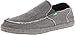 Sanuk Men's Rounder Slip On, Charcoal, 10 M US