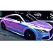 HOHO Holographic Rainbow Neo Chrome Car Vinyl Wrap Bubble Free Sticker Film 54