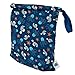 Planet Wise Roll Down Wet Diaper Bag, Navy Sea Friends, Medium