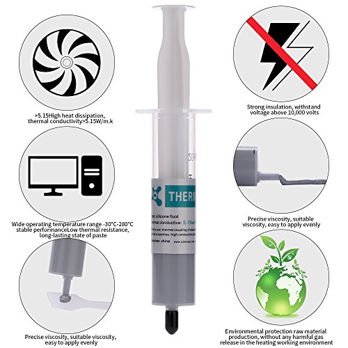 image for Tensan Thermal Grease, 25G Thermal Paste，5.15w/m.k Cooling Conductiv