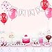 Coobey 300 Yards Curling Ribbon Heart Balloon Ribbons Roll Crimps Ribbon for Valentine's Day Party Festival, Balloon Gift Wrapping, Art Craft, 5mm (White)