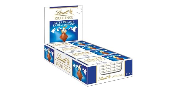 Lindt Excellence Extra creamy Milk Mini bar 1.2oz (037466020549)