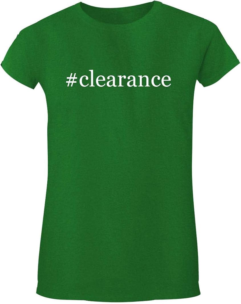 Amazon.com: #clearance - Soft Hashtag Women's T-Shirt, Green, Small: Clothing