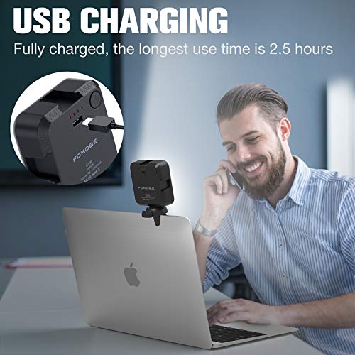 FDKOBE Video Conference Lighting Kit, cam Lighting with Clip for
