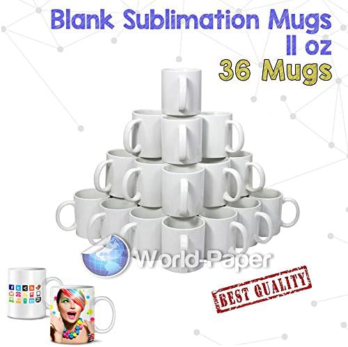 Qty 36 11oz. Blank Sublimation Mugs, Premium Grade AAA Quality