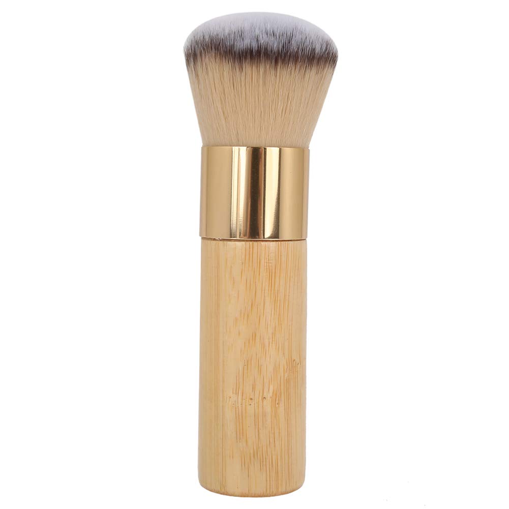Blush Brush, Bamboo Makeup Loose Powder Makeup Brush Set Brush,Cosmetic Applying For Wet‑Dry Cosmetic Tool