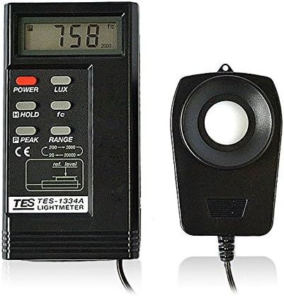 Smart Meter TES-1334A 0~20000 Digital Light Level Lux Illuminanc Meter Tester Photo Sensor