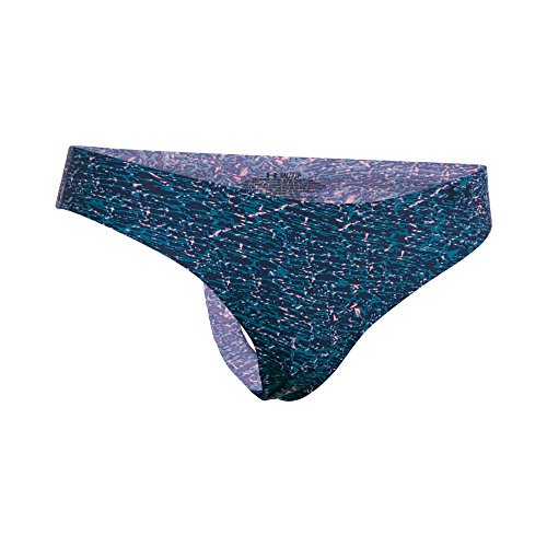 Under armor women s pure stretch printed thong, midnigh…