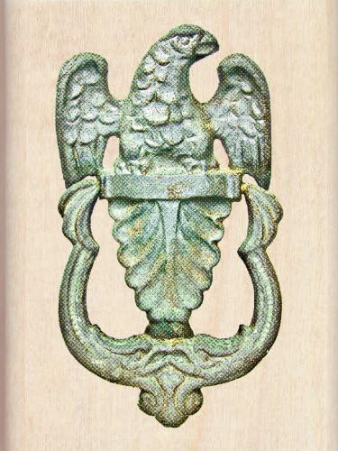 Inkadinkado Wood Stamp, Door Knocker