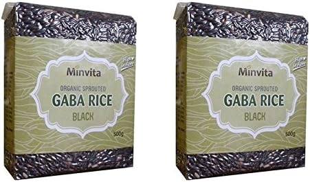(2 PACK) - Minvita Organic Gaba Rice - Black| 500 g |2 PACK - SUPER SAVER - SAVE MONEY