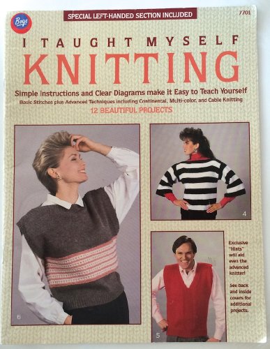 I Taught Myself Knitting Boye Book 7701