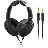FiiO JT7 Over-Ear Planar Magnetic Headphones, 95x86mm Planar Driver, 3&micro;m Ultra-Thin Diaphragm, Foldable Lightweight Design, Detachable 4.4mm/3.5mm Cable for Audiophiles (Black)