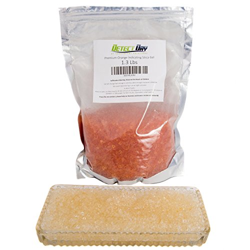 4 pounds of Premium Indicating Silica Gel Beads Desiccant Rechargeable Orange Silica Safe